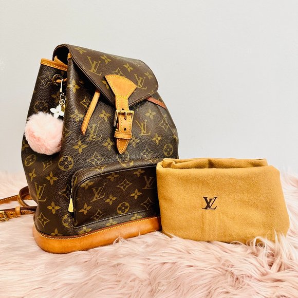 AUTH LOUIS VUITTON MONTSOURIS MM MONOGRAM BACKPACK BAG PURSE MONOGRAM SP1907 - Picture 1 of 16